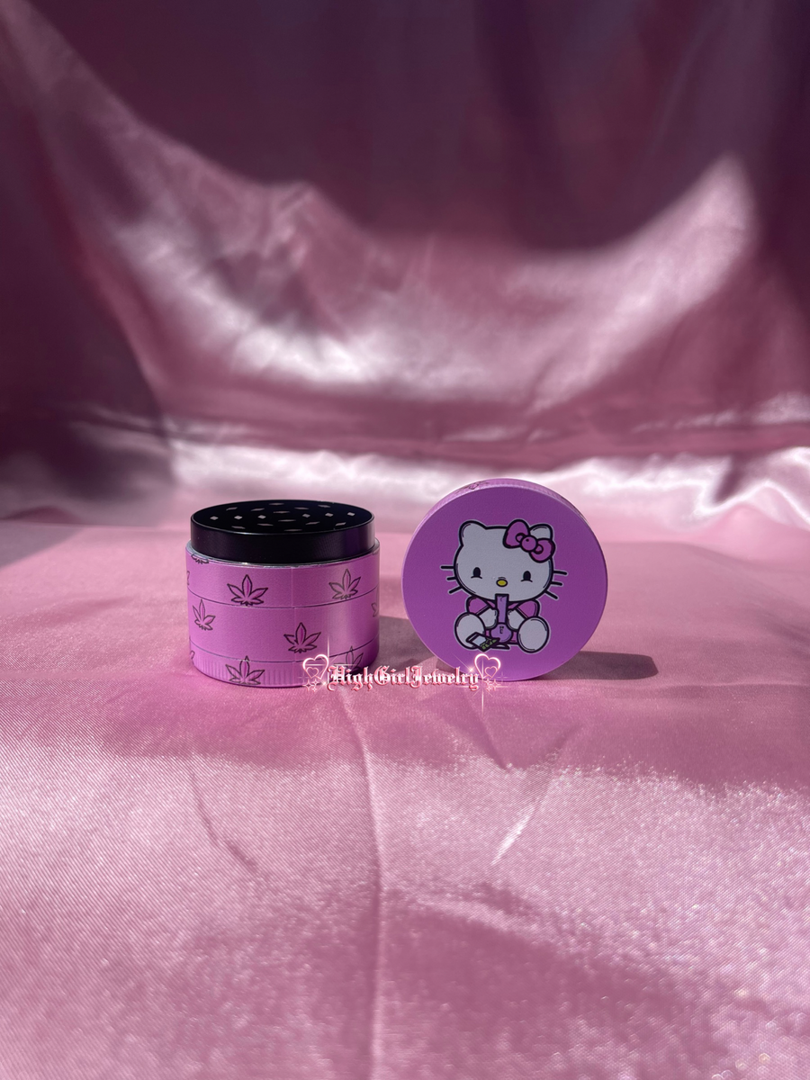 Hello Kitty Bong die cut Vinyl decal sticker Pink weed 420