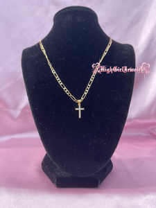 Mini Cross Necklace♡