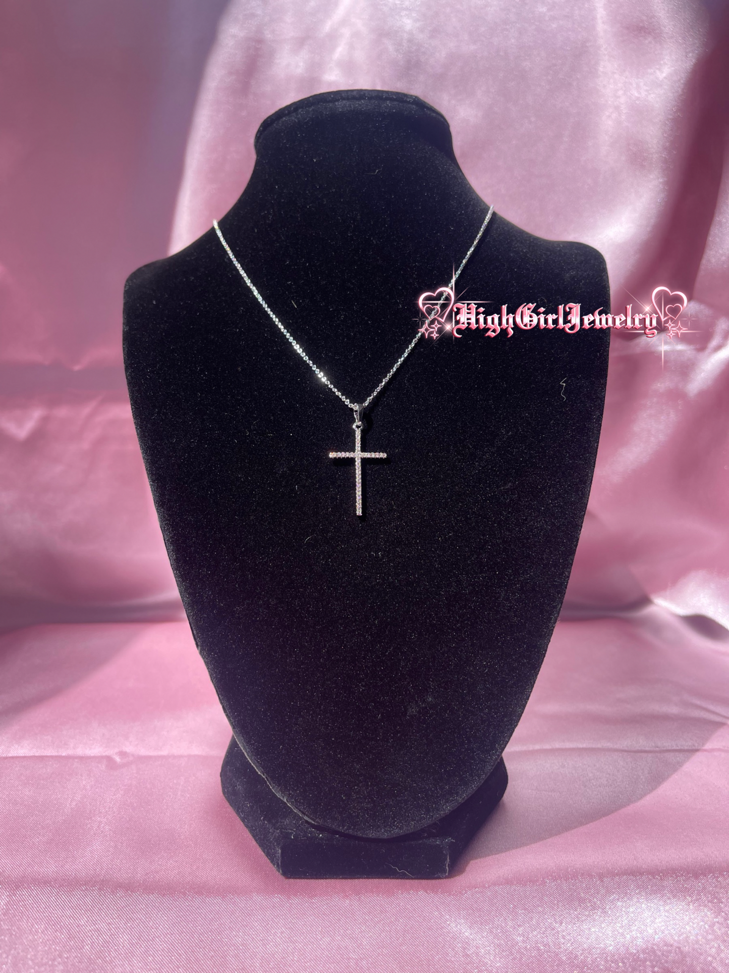 Simple Cross Necklace♡