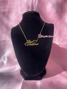 Custom Couples Name Necklace ♡preorder♡